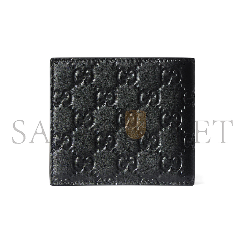 GUCCI GG EMBLEM COIN WALLET ‎850177 (11*9cm)